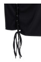 'Lace-up' dress Black  
