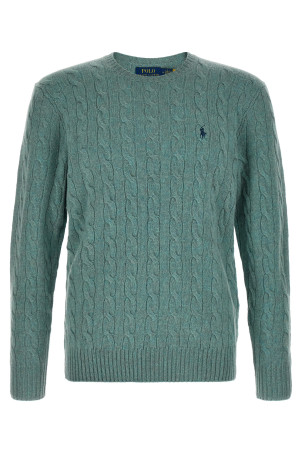 Braided sweater Green