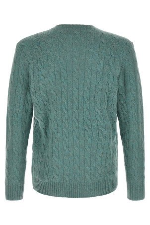 Braided sweater Green
