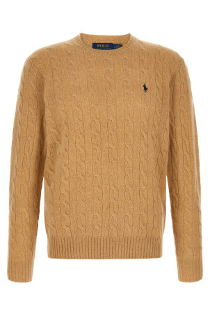 Braided sweater Beige