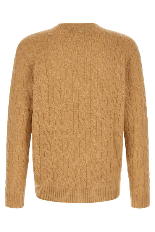 Braided sweater Beige