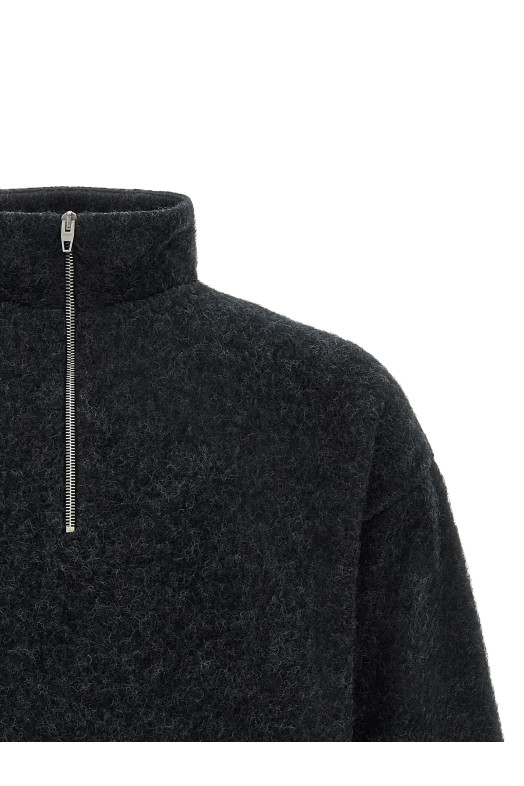Half-zip sweatshirt Gray