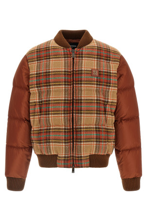 'D2 Upside Down' bomber jacket Brown
