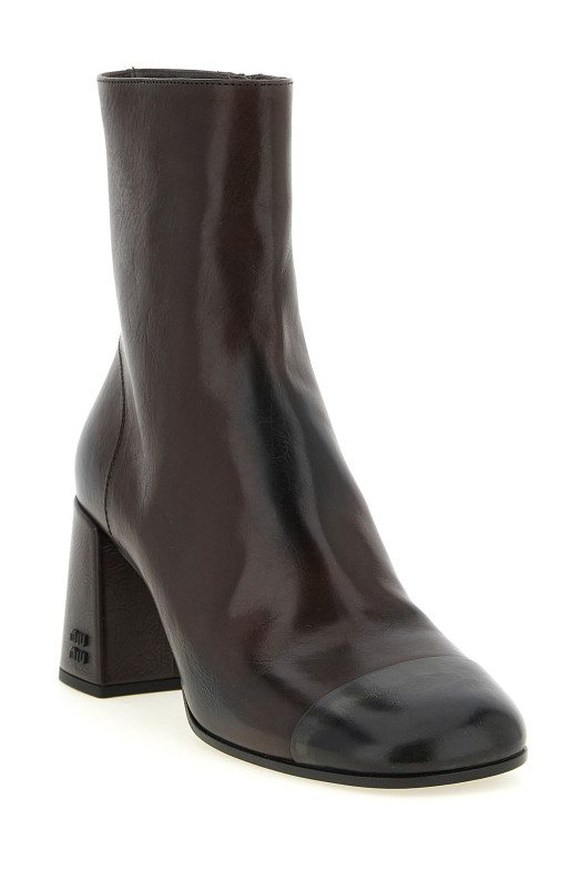 Nappa ankle boots Brown