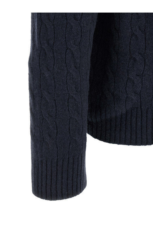 Braided sweater Blue