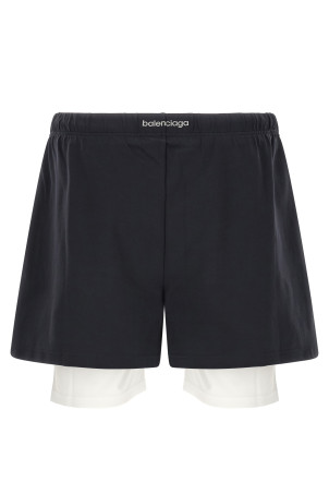 'TechWear' shorts Black-grey