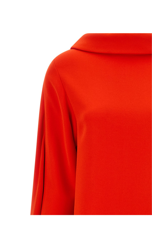 'Drappeggiato' dress Red