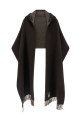 Scarf with reversible hood Brown