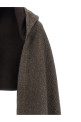 Scarf with reversible hood Brown