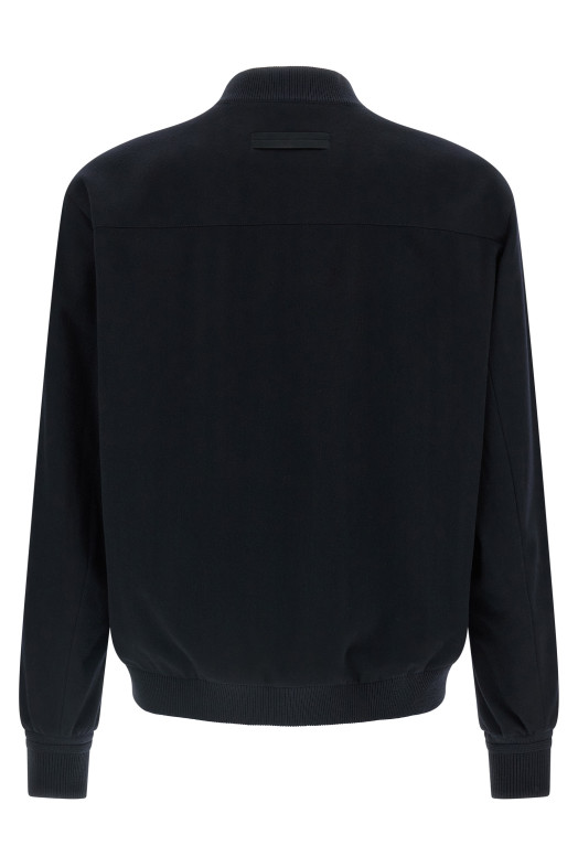 Oasis Cashmere bomber jacket Blue