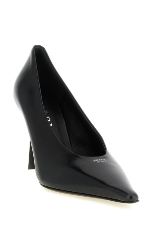 Leather pumps Black