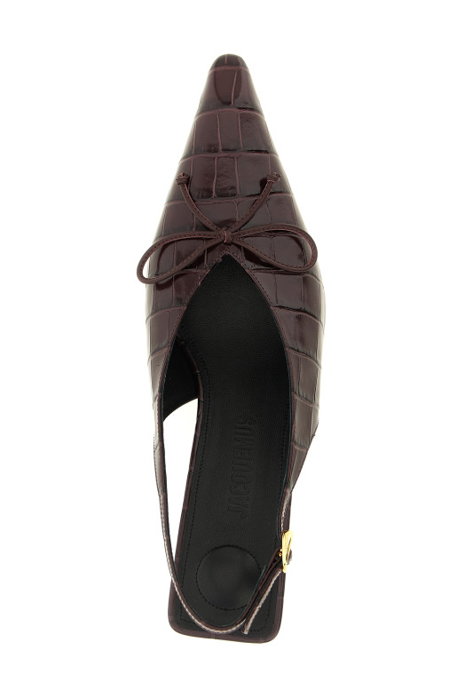 'Les Slingbacks Cubisto B' slingback Bordeaux