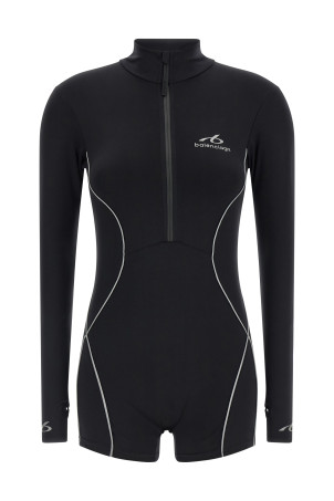 'TechWear' bodysuit Black