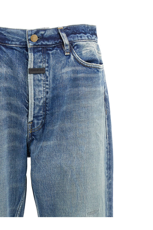 'Straight 5 Pocket' jeans Blue