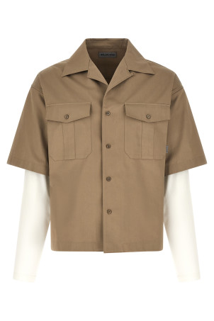 Double-layer shirt Beige