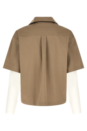 Double-layer shirt Beige