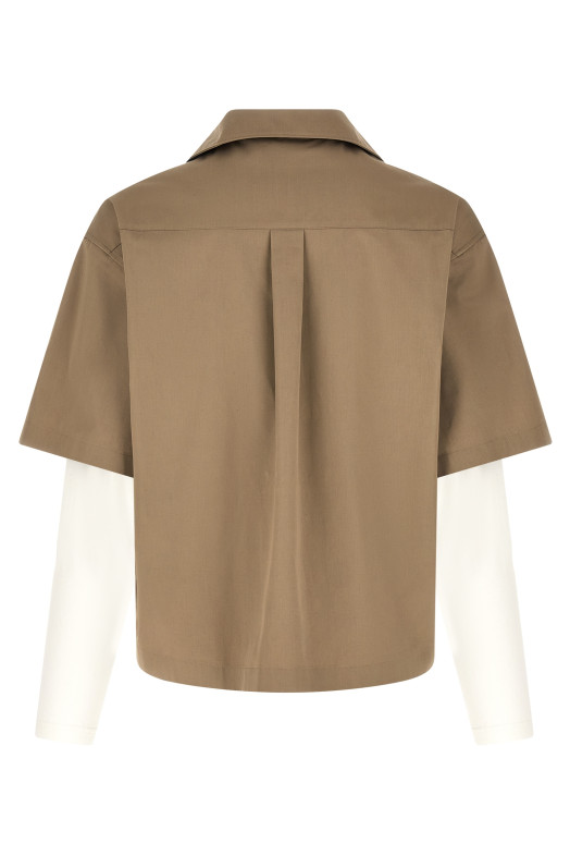 Double-layer shirt Beige