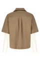 Double-layer shirt Beige