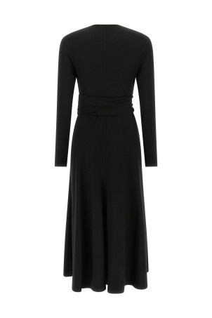 'Shiny Collar' dress Black