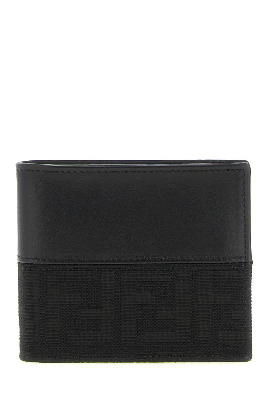 FF jacquard wallet Black
