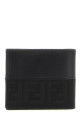 FF jacquard wallet Black