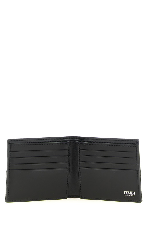 FF jacquard wallet Black