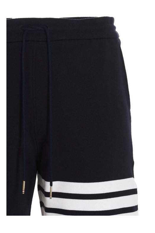 '4 bar’ bermuda shorts Blue