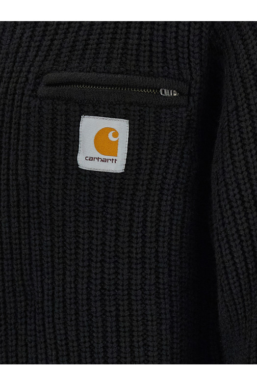 'Detroit Half zip' sweater Black