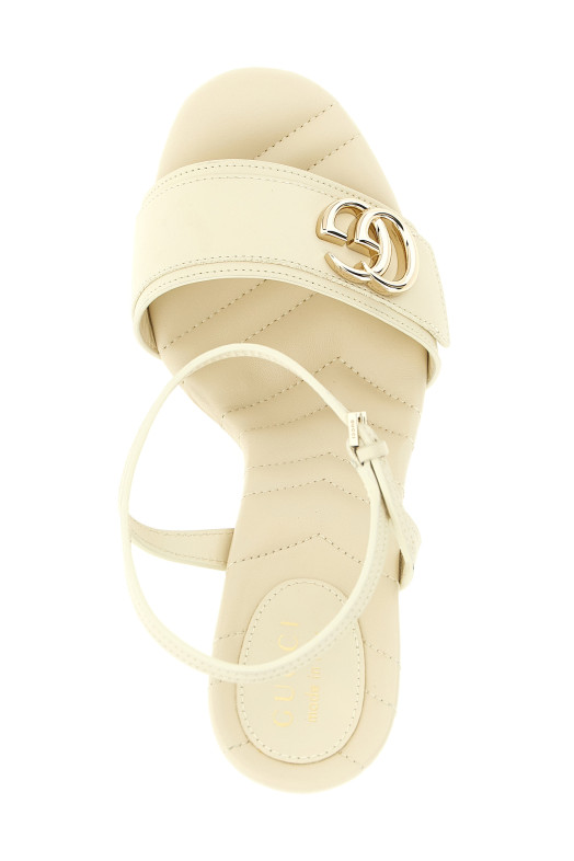 'Doppia G' sandals White
