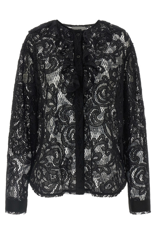 Lace shirt Black