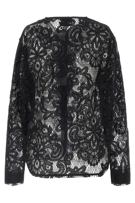Lace shirt Black