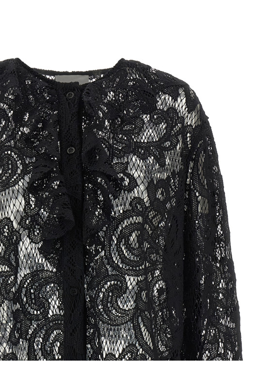 Lace shirt Black