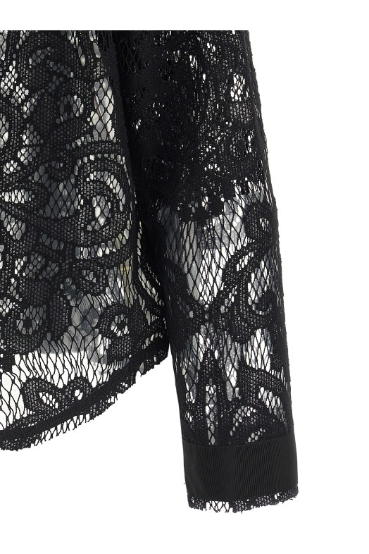 Lace shirt Black