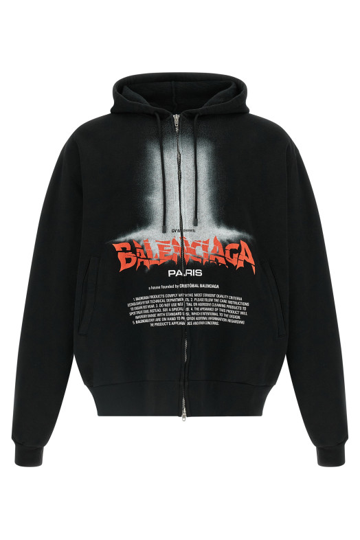 'The Door' hoodie Black