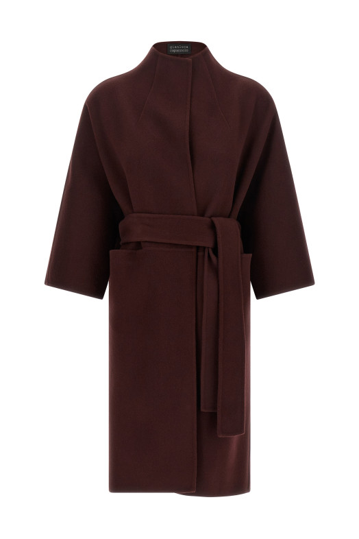 'Jane' coat Bordeaux