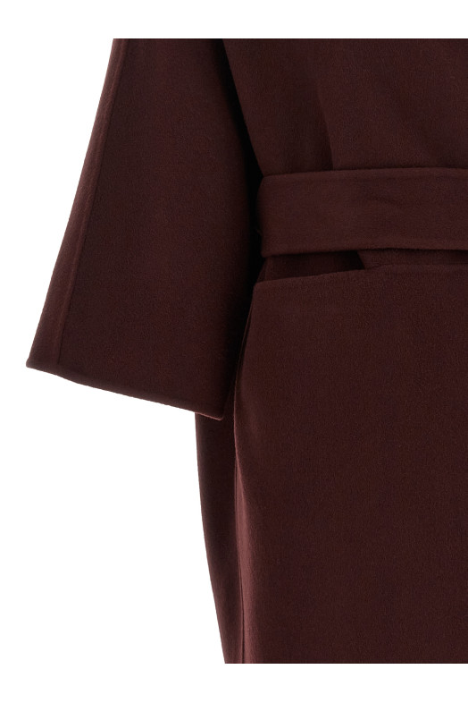 'Jane' coat Bordeaux