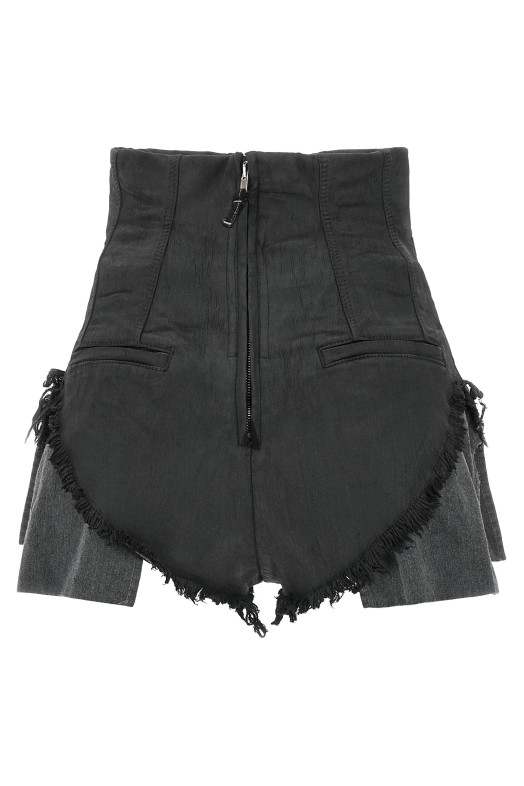 'Dirt Cutoffs' shorts Black