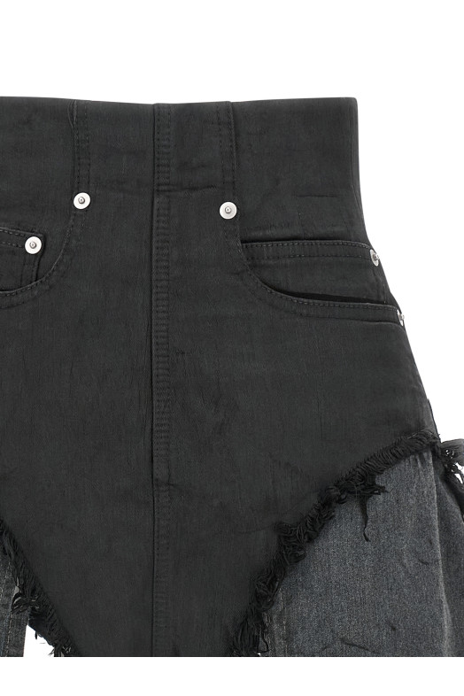 'Dirt Cutoffs' shorts Black
