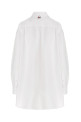 Logo pussy bow blouse White