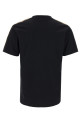 Check tape t-shirt Black