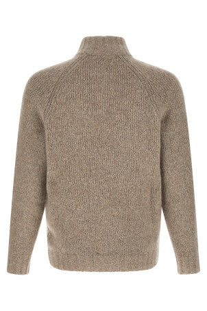 Cashmere and silk cardigan Beige