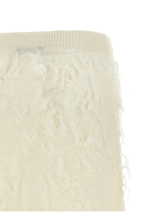 Gauze skirt White