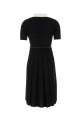 T Monogram Pointelle Pleated Dress TORY BURCH (170790)