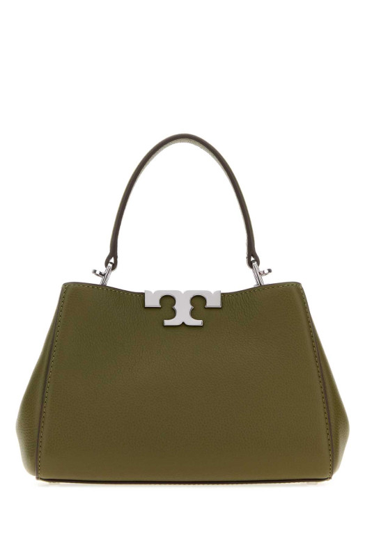 Olive green leather mini Eleanor handbag TORY BURCH (171235)