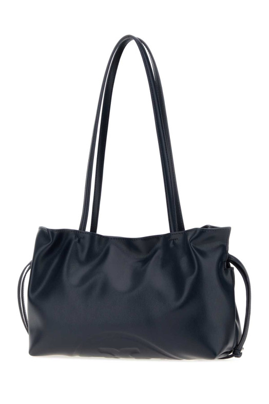 Navy blue synthetic leather small Ella shoulder bag Black TORY BURCH (178768)