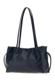 Navy blue synthetic leather small Ella shoulder bag Black TORY BURCH (178768)