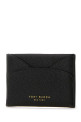 Black leather card holder TORY BURCH (178972)