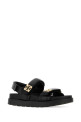 Black leather Mellow sandals TORY BURCH (179591)