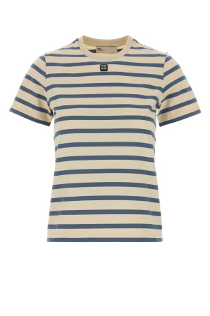 Embroidered cotton t-shirt TORY BURCH (183695)