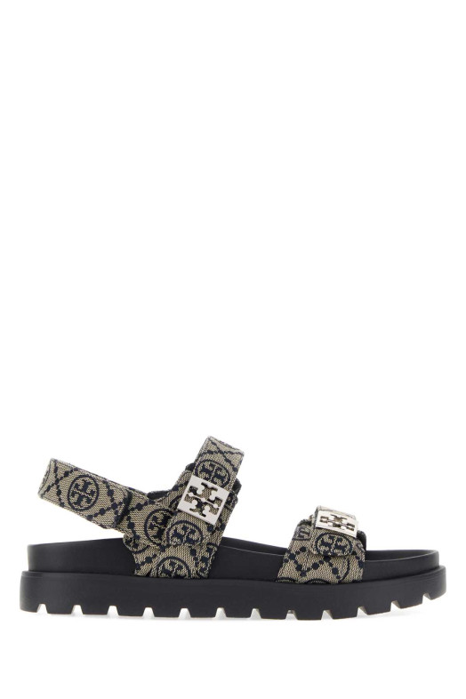 Embroidered cavas sandals Fuchsia TORY BURCH (184016)